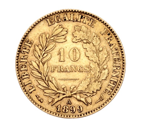 France 10 Francs 1899