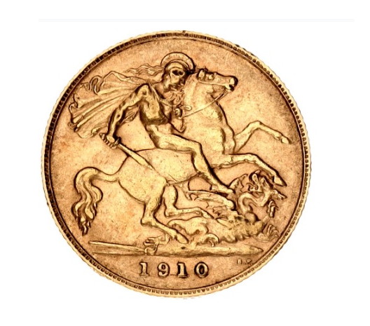 British 1/2 Sovereign 1910