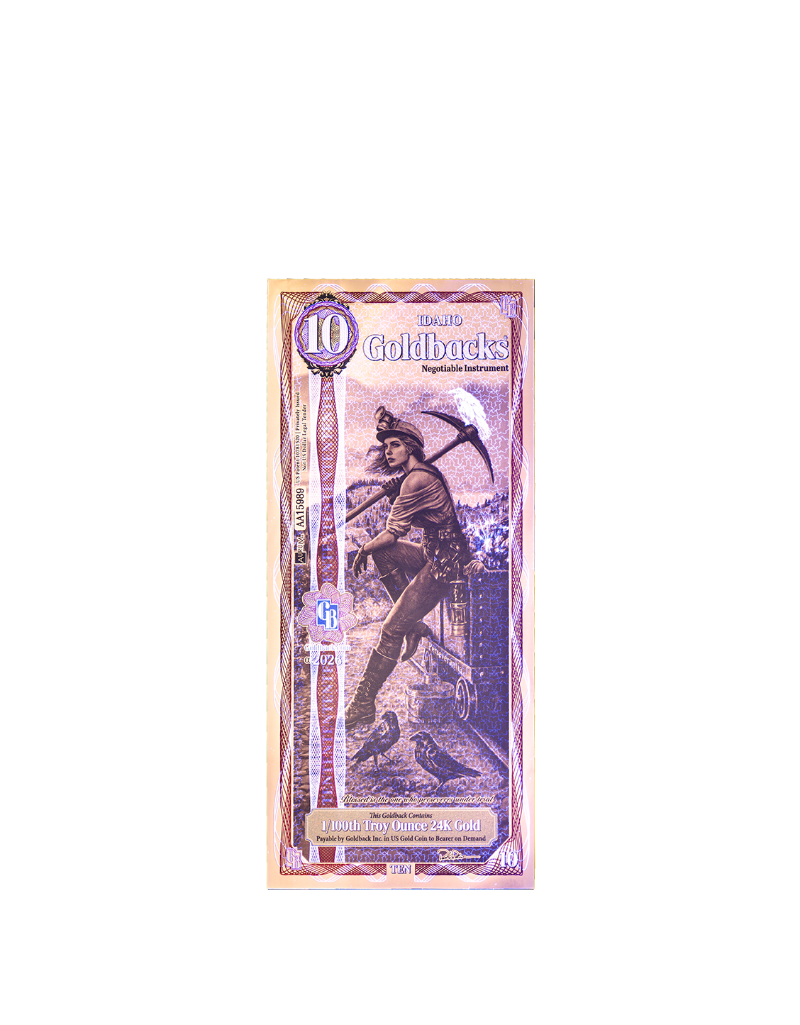 Idaho 10 Goldback