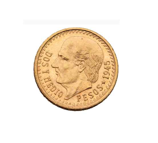 Mexico 2-1/2 Pesos 1945