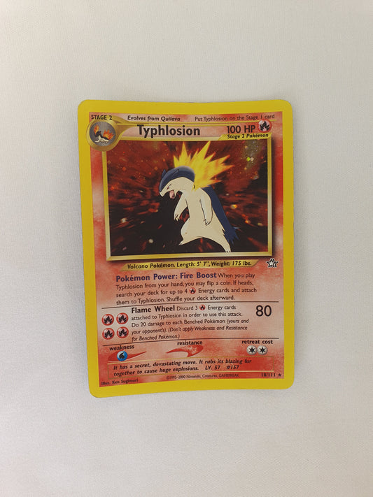 Typhlosion Pokemon Card