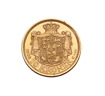Denmark 10 Kroner 1908