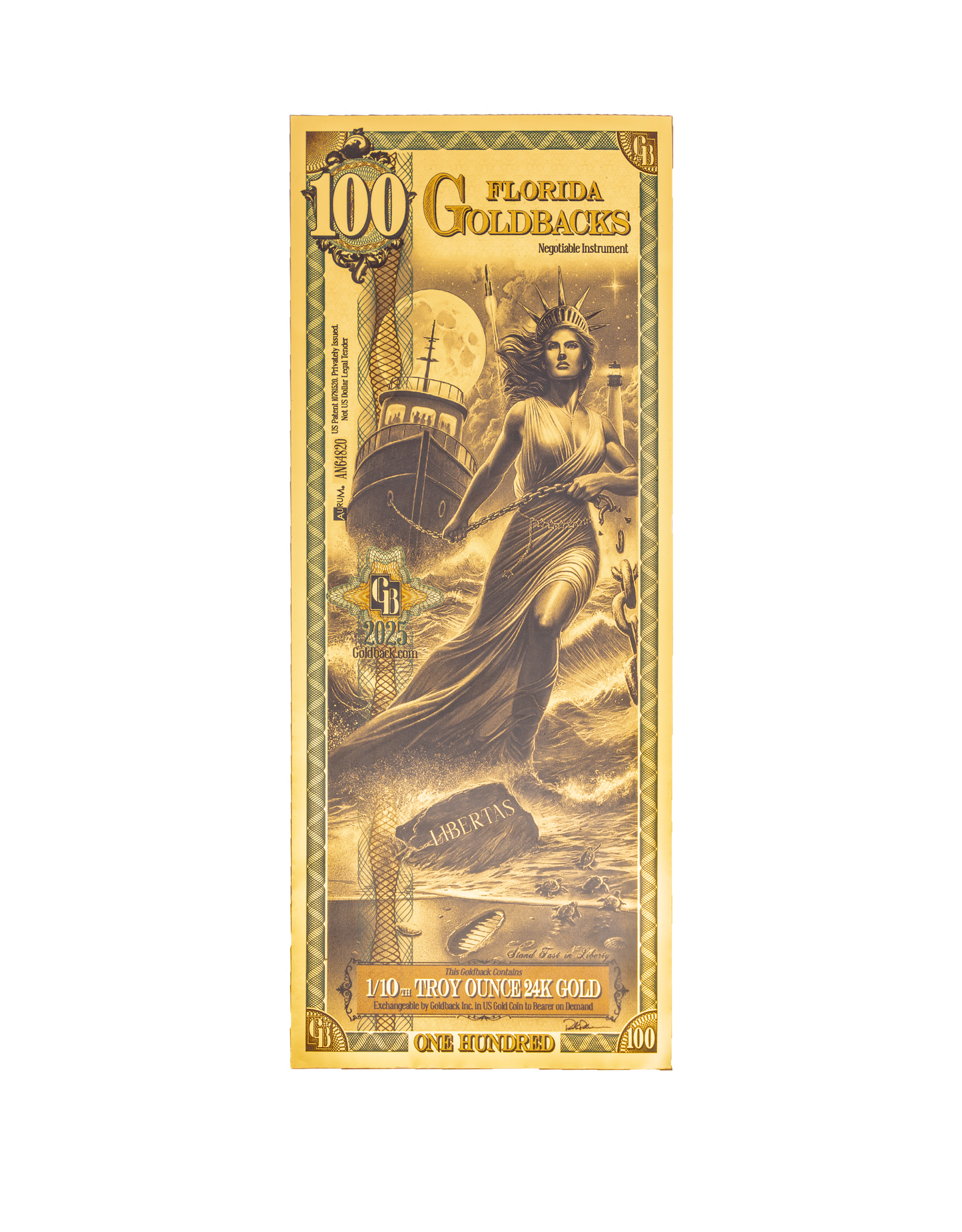 Florida 100 Goldback