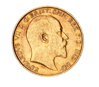 British 1/2 Sovereign 1906