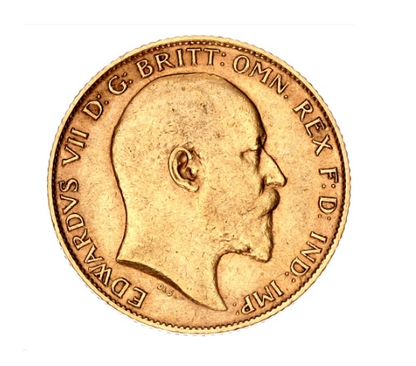 British 1/2 Sovereign 1907