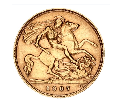 British 1/2 Sovereign 1907