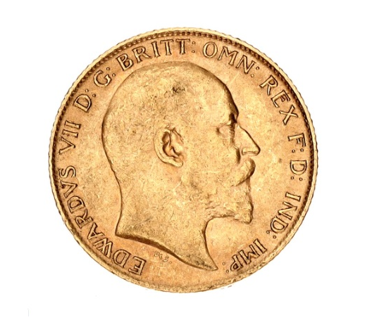 British 1/2 Sovereign 1908