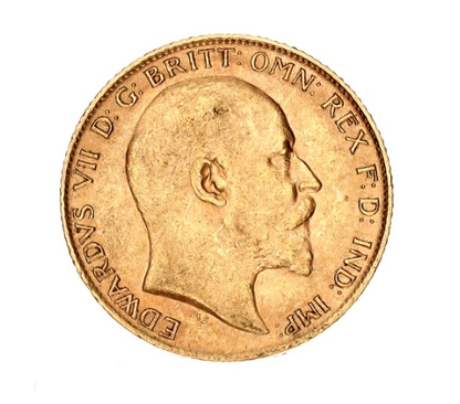 British 1/2 Sovereign 1908