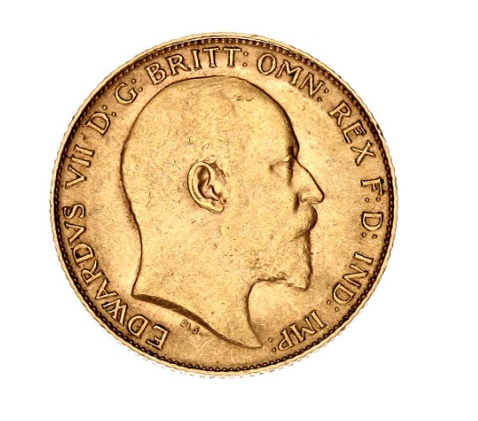 British 1/2 Sovereign 1909