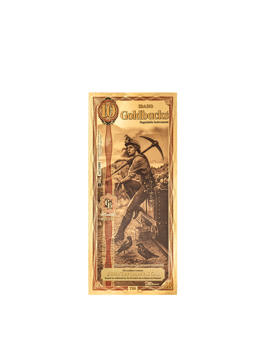 Idaho 10 Goldback