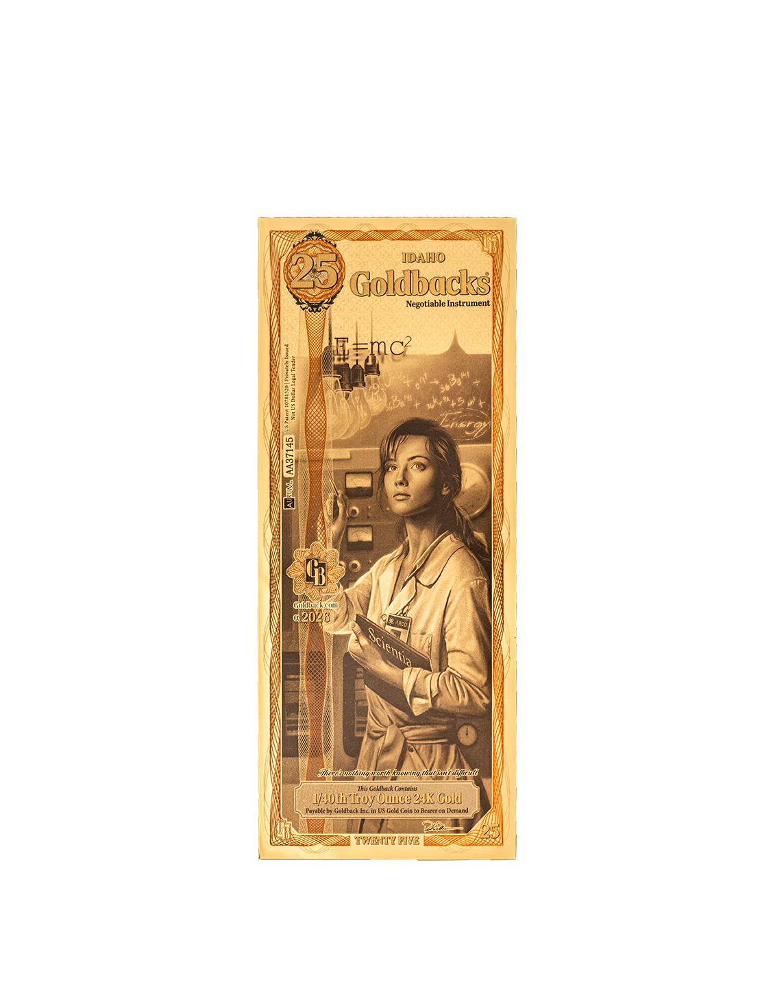 Idaho 25 Goldback