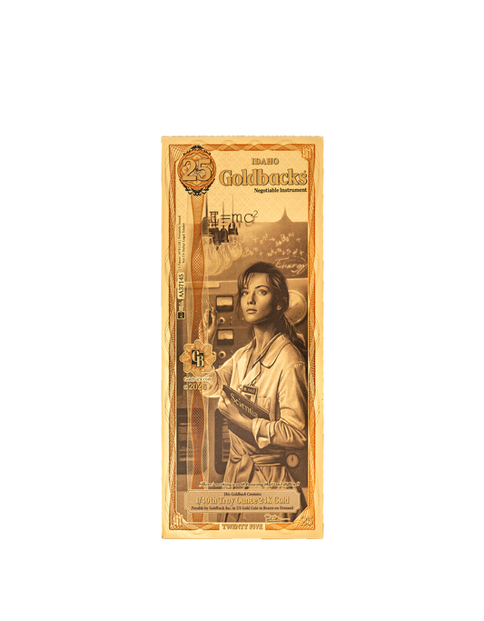 Idaho 25 Goldback