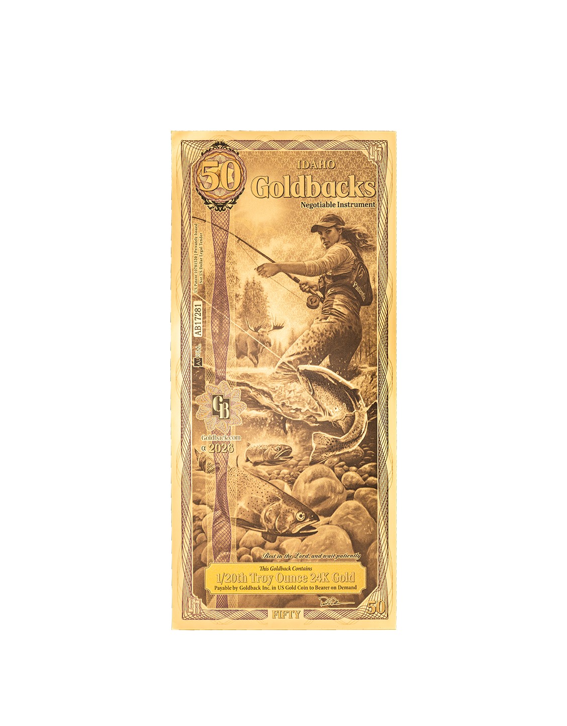 Idaho 50 Goldback