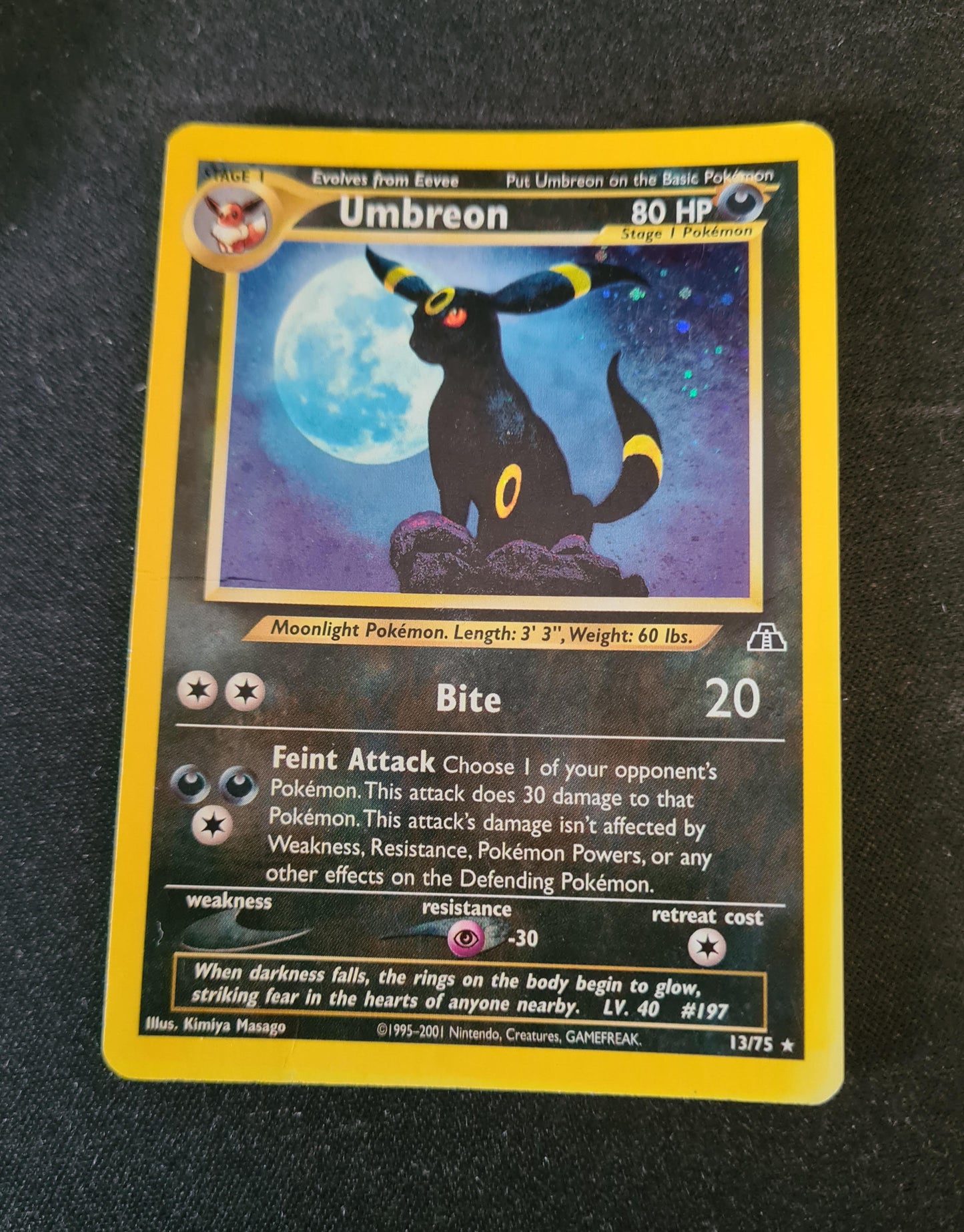 Umbreon Pokemon Card